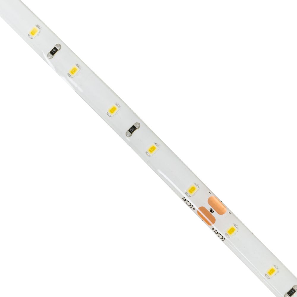 GLOBOSTAR® LILAC 70302 Ταινία LED 6W/m 540lm/m 120° DC 24V Αδιάβροχη IP65 60 x SMD2835 Chip/m Θερμό Λευκό 2700K Dimmable - Sanan SMD Chip - Μ500 x Π0.8 x Υ0.2cm - Ρολό 5 Μέτρων - 5 Χρόνια Εγγύηση
