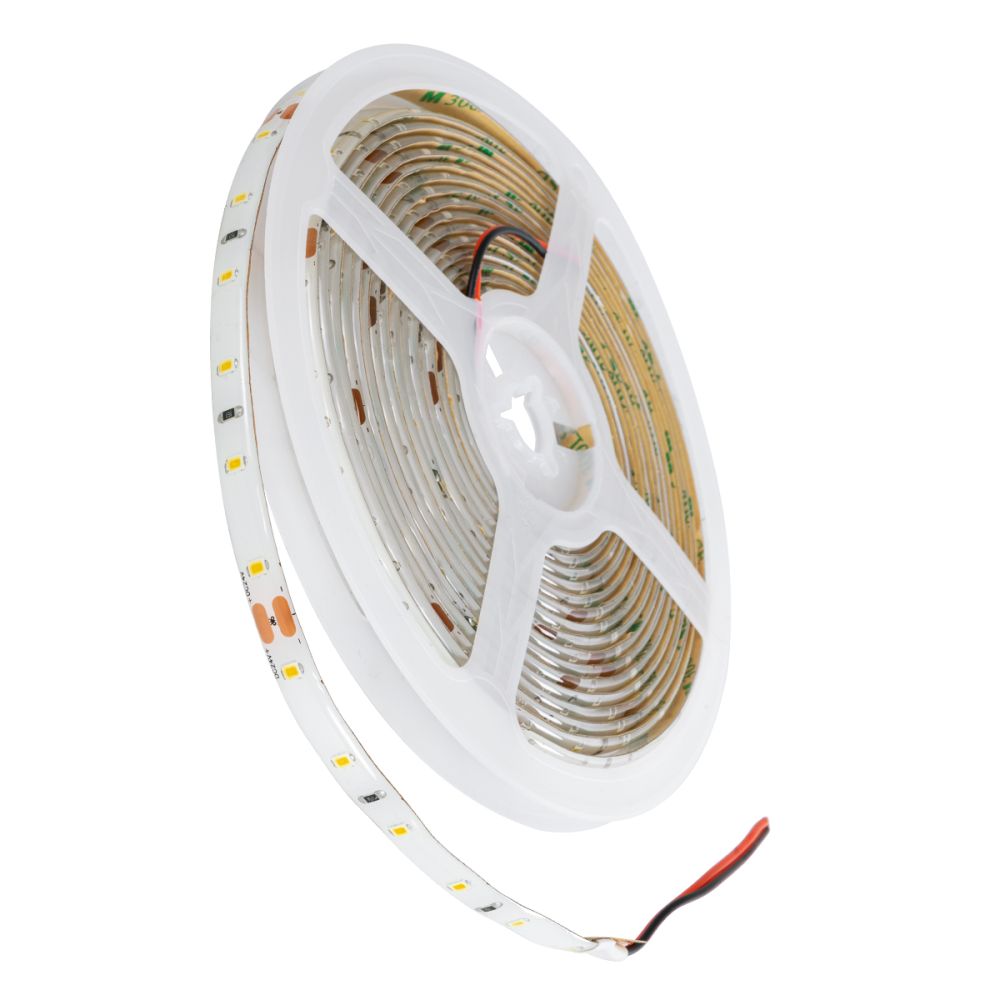 GLOBOSTAR® LILAC 70303 Ταινία LED 6W/m 480lm/m 120° DC 24V Αδιάβροχη IP65 60 x SMD2835 Chip/m Ultra Θερμό Λευκό 2200K Dimmable - Sanan SMD Chip - Μ500 x Π0.8 x Υ0.2cm - Ρολό 5 Μέτρων - 5 Χρόνια Εγγύηση