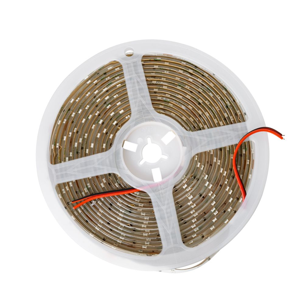 GLOBOSTAR® LILAC 70305 Ταινία LED 6W/m 360lm/m 120° DC 24V Αδιάβροχη IP65 60 x SMD2835 Chip/m Πράσινο Dimmable - Sanan SMD Chip - Μ500 x Π0.8 x Υ0.2cm - Ρολό 5 Μέτρων - 5 Χρόνια Εγγύηση