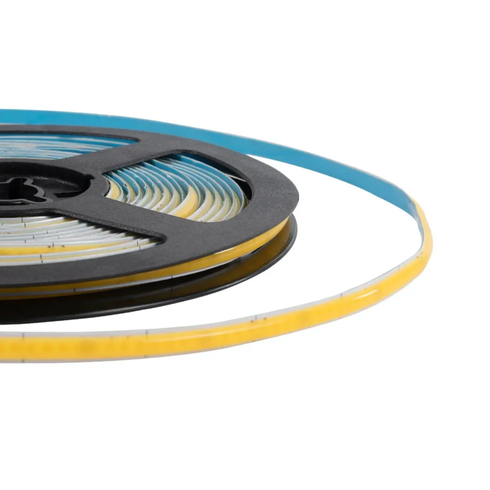 GLOBOSTAR® BEE 70356 Ταινία LED 9W/m 900lm/m 120° DC 24V IP20 384 x COB Chip/m Φυσικό Λευκό 4500K Dimmable - Sanan COB Chip - Μ500 x Π0.5 x Υ0.2cm - Ρολό 5 Μέτρων - 5 Χρόνια Εγγύηση