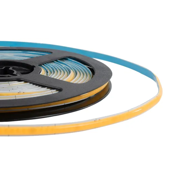 GLOBOSTAR® BEE 70357 Ταινία LED 9W/m 810lm/m 120° DC 24V IP20 384 x COB Chip/m Θερμό Λευκό 2700K Dimmable - Μ500 x Π0.5 x Υ0.2cm - Ρολό 5 Μέτρων - 5 Χρόνια Εγγύηση