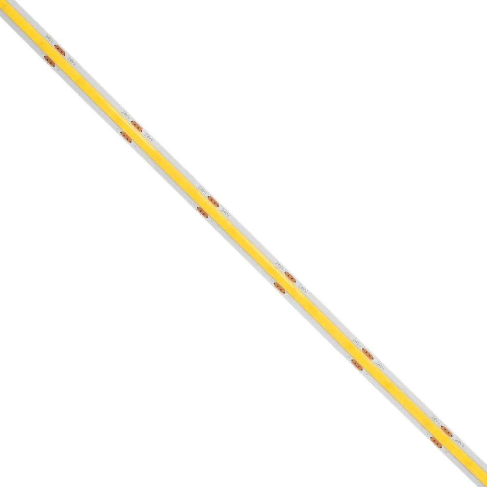 GLOBOSTAR® BEE 70359 Ταινία LED 8W/m 880lm/m 120° DC 24V IP20 320 x COB Chip/m Ψυχρό Λευκό 6000K Dimmable - Sanan COB Chip - Μ500 x Π0.8 x Υ0.2cm - Ρολό 5 Μέτρων - 5 Χρόνια Εγγύηση