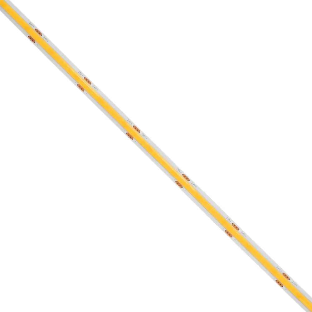 GLOBOSTAR® BEE 70360 Ταινία LED 8W/m 800lm/m 120° DC 24V IP20 320 x COB Chip/m Φυσικό Λευκό 4500K Dimmable - Sanan COB Chip - Μ500 x Π0.8 x Υ0.2cm - Ρολό 5 Μέτρων - 5 Χρόνια Εγγύηση