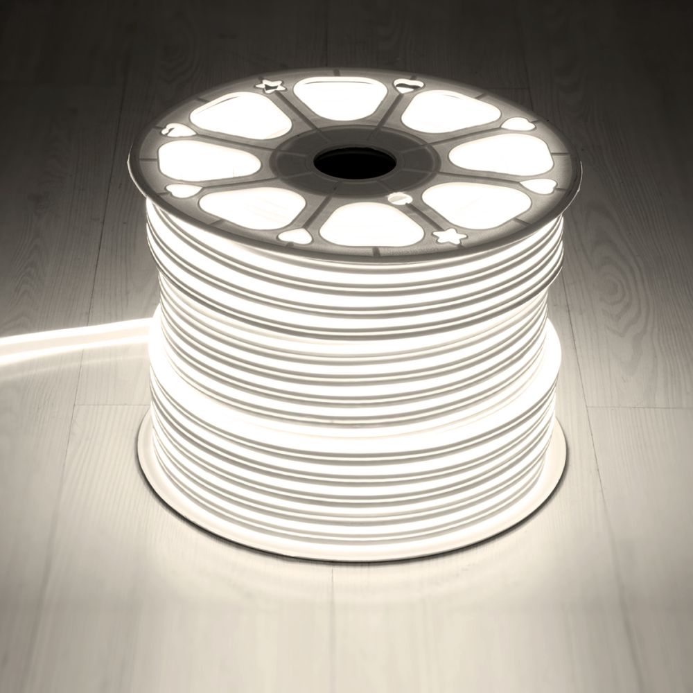GLOBOSTAR® DOUBLESIDED 70481 Ταινία Neon Flex LED 12W/m 960lm/m 240°DC 24V Αδιάβροχο IP65 120 x SMD2835 Chip/m Φυσικό Λευκό 4500K Dimmable - Sanan SMD Chip - Μ100 x Π0.8 x Υ1.6cm - 3 Χρόνια Εγγύηση