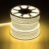 GLOBOSTAR® DOUBLESIDED 70482 Ταινία Neon Flex LED 12W/m 840lm/m 240° DC 24V Αδιάβροχο IP65 120 x SMD2835 Chip/m Θερμό Λευκό 2700K Dimmable - Sanan SMD Chip - Μ100 x Π0.8 x Υ1.6cm - 3 Χρόνια Εγγύηση
