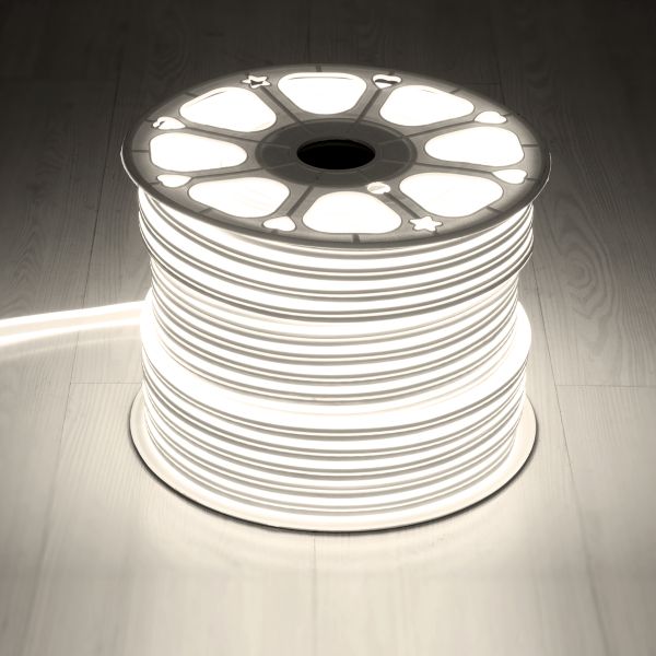 GLOBOSTAR® DOUBLESIDED 70491 Ταινία Neon Flex LED 12W/m 960lm/m 240° DC DC 220-240V Αδιάβροχο IP65 120 x SMD2835 Chip/m Φυσικό Λευκό 4500K Dimmable - Sanan SMD Chip - Μ100 x Π0.8 x Υ1.6cm - 3 Χρόνια Εγγύηση