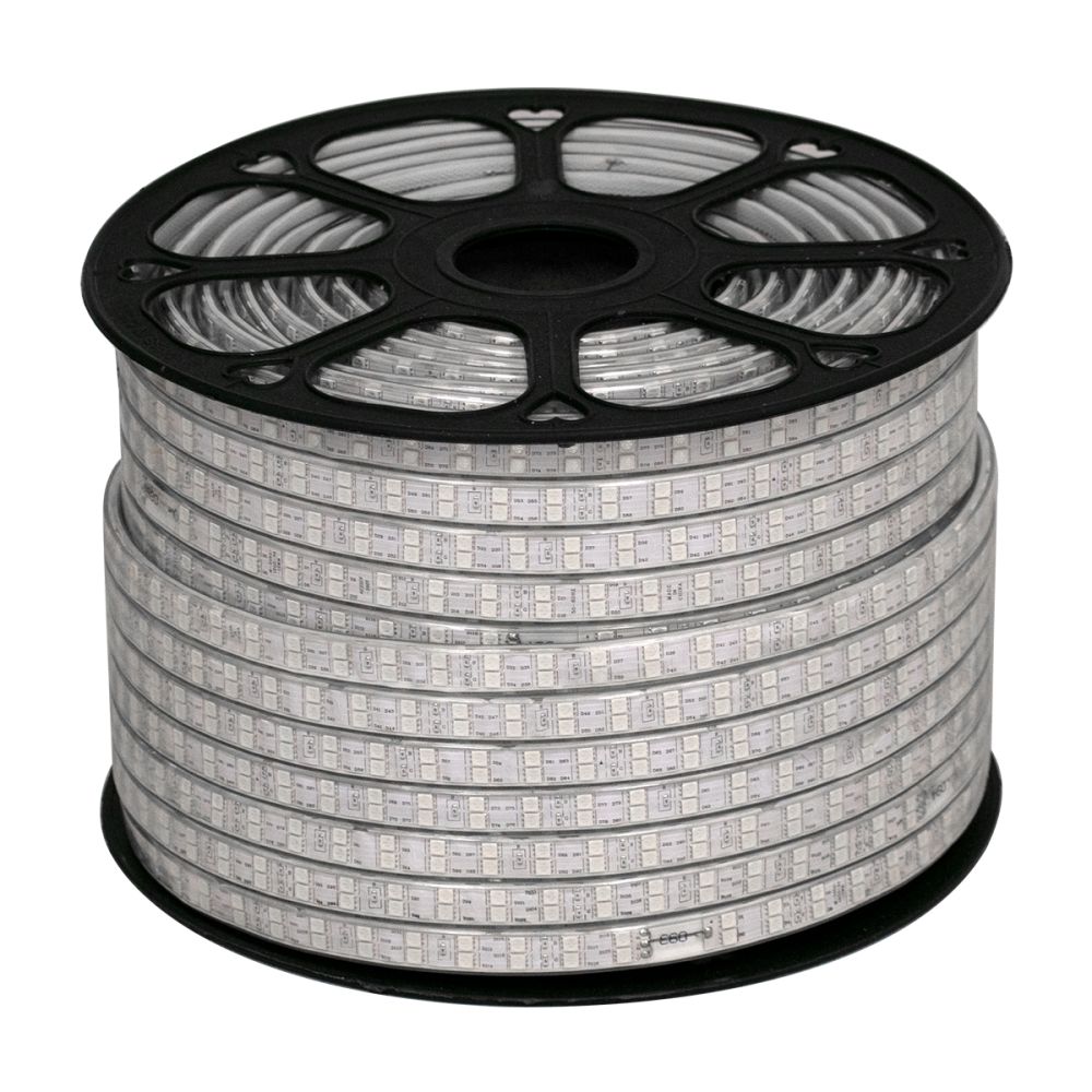 GLOBOSTAR® EPIWIDE 70517 Ταινία LED 24W/m 1560lm/m 120° DC 220-240V Αδιάβροχη IP65 120 x SMD5050 Chip/m Πολύχρωμο RGB Dimmable - Epistar SMD Chip - M100 x Π1.7 x Υ0.7cm - 3 Χρόνια Εγγύηση