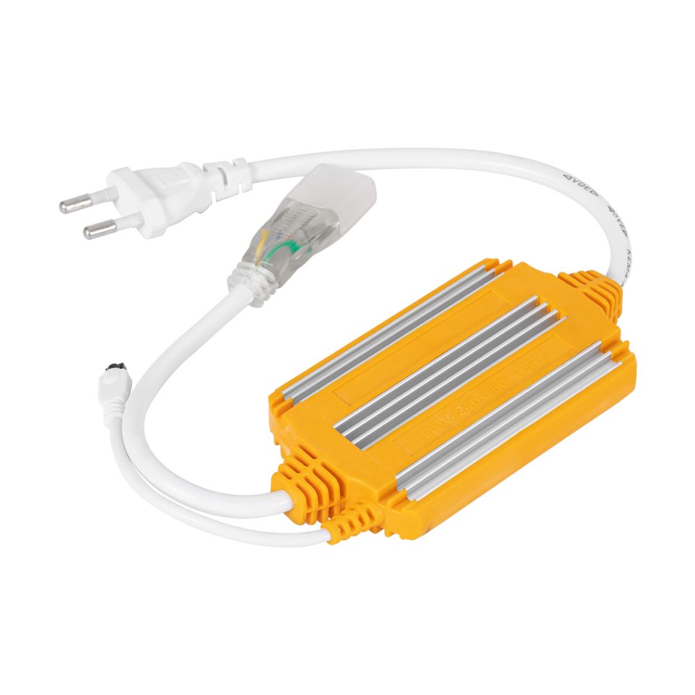 GLOBOSTAR® EPIWIDE-B 70541 Dimmer / Controller με IR Ασύρματο Χειριστήριο 6A 1380W AC 220-240V σε DC 220-240V για έως 100 Μέτρα Ταινία LED Αδιάβροχο IP65 Dimmable - Ασημί & Πορτοκαλί - Μ50 x 6 x Υ1.5cm - 2 Χρόνια Εγγύηση