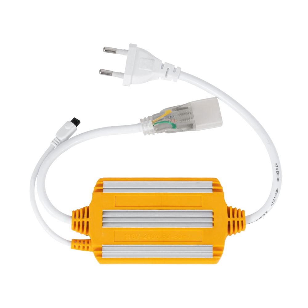 GLOBOSTAR® EPIWIDE-B 70541 Dimmer / Controller με IR Ασύρματο Χειριστήριο 6A 1380W AC 220-240V σε DC 220-240V για έως 100 Μέτρα Ταινία LED Αδιάβροχο IP65 Dimmable - Ασημί & Πορτοκαλί - Μ50 x 6 x Υ1.5cm - 2 Χρόνια Εγγύηση