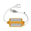 GLOBOSTAR® EPIWIDE-B 70541 Dimmer / Controller με IR Ασύρματο Χειριστήριο 6A 1380W AC 220-240V σε DC 220-240V για έως 100 Μέτρα Ταινία LED Αδιάβροχο IP65 Dimmable - Ασημί & Πορτοκαλί - Μ50 x 6 x Υ1.5cm - 2 Χρόνια Εγγύηση