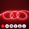 GLOBOSTAR® NEOVALE 70563 Ταινία Neon Flex LED 12W/m 600lm/m 120° DC 24V Αδιάβροχο IP65 120 x SMD2835 Chip/m Κόκκινο Dimmable - Sanan SMD Chip - Μ100 x Π0.8 x Υ1.6cm - 3 Χρόνια Εγγύηση