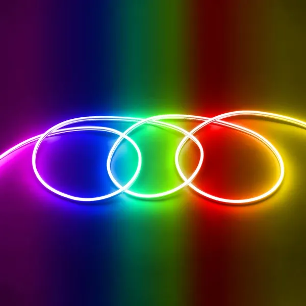 GLOBOSTAR® NEOVALE 70569 Ψηφιακή Pixel Addressable Ταινία Neon Flex LED 18W/m 900lm/m 120° DC 24V Αδιάβροχο IP65 60 x SMD5050 Chip/m 10 x Pixel/m Πολύχρωμο RGB Dimmable SPI/TTL Protocol IC WS2811 - Μ100 x Π0.8 x Υ1.6cm - 3 Χρόνια Εγγύηση