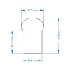 GLOBOSTAR® NEOVALE 70569 Ψηφιακή Pixel Addressable Ταινία Neon Flex LED 18W/m 900lm/m 120° DC 24V Αδιάβροχο IP65 60 x SMD5050 Chip/m 10 x Pixel/m Πολύχρωμο RGB Dimmable SPI/TTL Protocol IC WS2811 - Sanan SMD Chip - Μ100 x Π0.8 x Υ1.6cm - 3 Χρόνια Εγγύηση