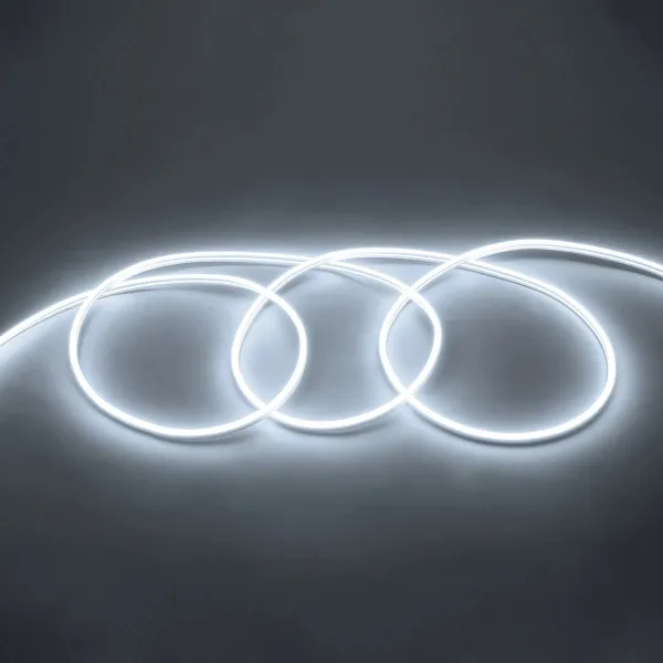 GLOBOSTAR® NEOVALE 70570 Ταινία Neon Flex LED 12W/m 1080lm/m 120° DC 220-240V Αδιάβροχο IP65 120 x SMD2835 Chip/m Ψυχρό Λευκό 6000K Dimmable - Μ100 x Π0.8 x Υ1.6cm - 3 Χρόνια Εγγύηση