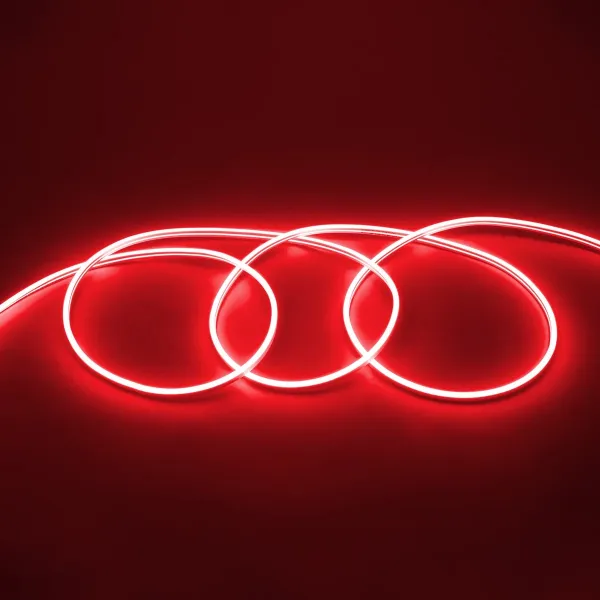 GLOBOSTAR® NEOVALE 70573 Ταινία Neon Flex LED 12W/m 600lm/m 120° DC 220-240V Αδιάβροχο IP65 120 x SMD2835 Chip/m Κόκκινο Dimmable - Μ100 x Π0.8 x Υ1.6cm - 3 Χρόνια Εγγύηση