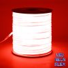 GLOBOSTAR® NEOTUBE 70593 Ταινία Neon Flex LED 12W/m 600lm/m 360° DC 220-240V Αδιάβροχο IP65 120 x SMD2835 Chip/m Κόκκινο Dimmable - Sanan SMD Chip - Μ100 x Π1.3 x Υ1.3cm - 3 Χρόνια Εγγύηση