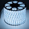 GLOBOSTAR® LIGHTUBE 70600 Φωτοσωλήνας LED 3.9W/m 195lm/m 360° DC 220-240V Αδιάβροχο IP65 36 x Diode Chip/m Ψυχρό Λευκό 6000K Dimmable - Μ100 x Π1.2 x Υ1.2cm - 2 Χρόνια Εγγύηση