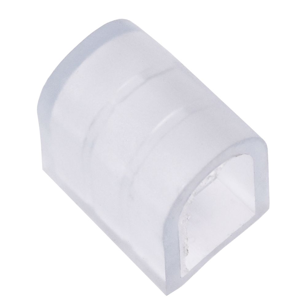 GLOBOSTAR® NEOVALE-B 70616 Τερματική Τάπα για Neon Flex LED Αδιάβροχο IP65 - Διάφανο - Μ2.4 x Π2.2 x Υ1.6cm