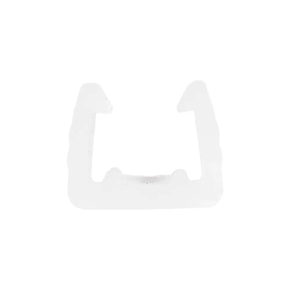 GLOBOSTAR® NEOVALE-A 70622 Βάση Στήριξης για Neon Flex LED Αδιάβροχο IP65 - Διάφανο - Μ1.4 x Π1.3 x Υ1cm