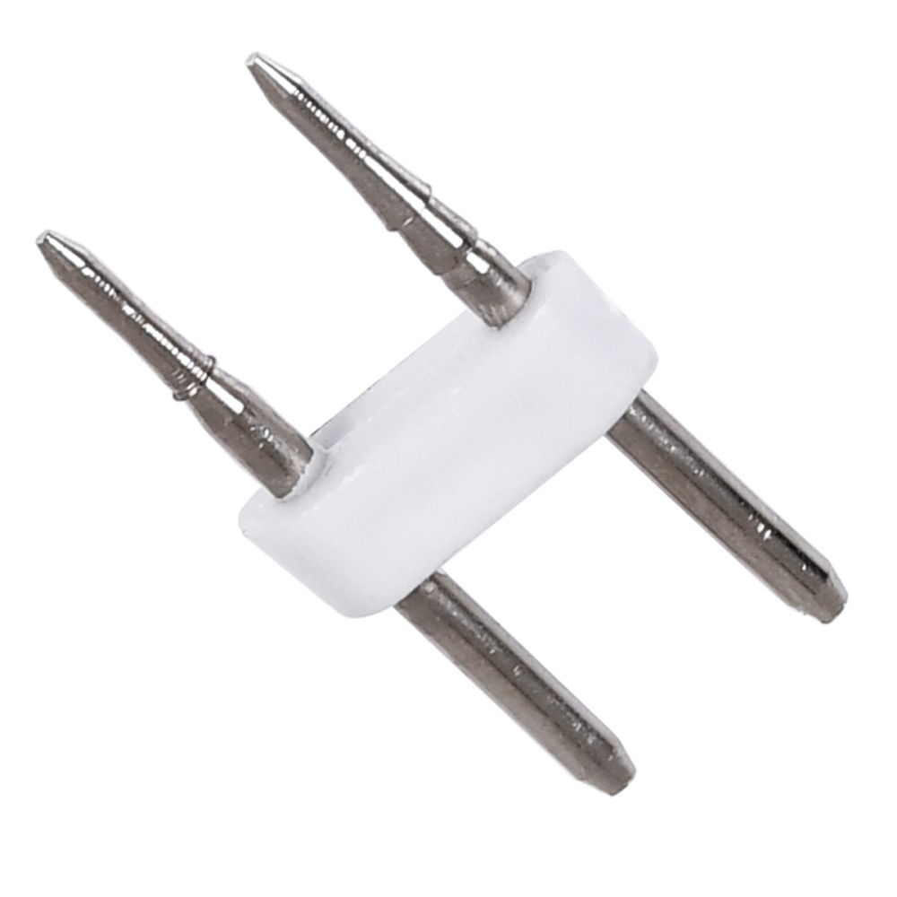 GLOBOSTAR® NEOVALE-NEOTUBE-A 70630 Καρφάκι Σύνδεσης για Ταινία LED Αδιάβροχο IP65 - Λευκό - Μ2.2 x Π1 x Υ0.4cm