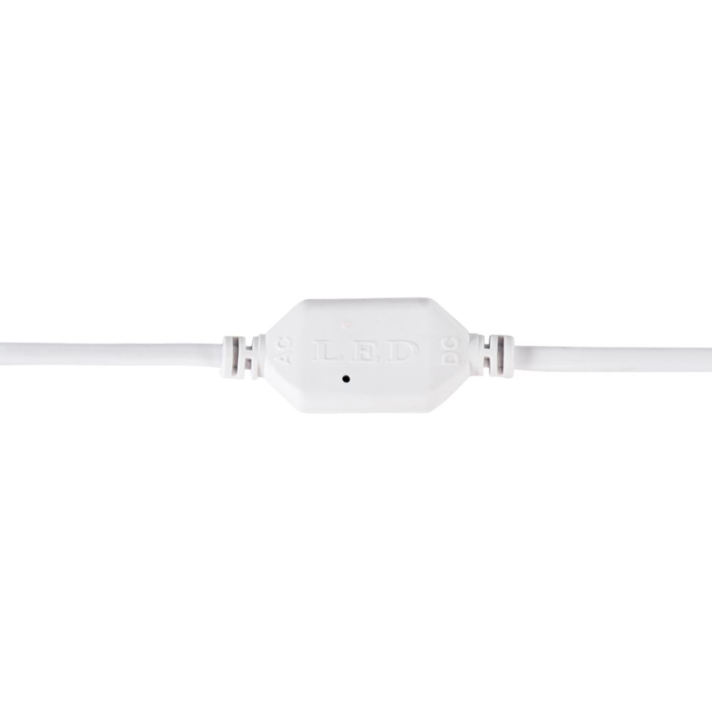 GLOBOSTAR® LIGHTUBE-AB 70652 Μεταλλάκτης Τροφοδοσίας 2A 460W AC 220-240V σε DC 220-240V για έως 100 Μέτρα Φωτοσωλήνα LED Αδιάβροχο IP65 - Λευκό - Μ40.5 x Π2.5 x Υ1.5cm - 2 Χρόνια Εγγύηση