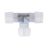 GLOBOSTAR® LIGHTUBE-AB 70660 T Σύνδεσμος για Φωτοσωλήνα LED Αδιάβροχο IP65 - Διάφανο - Μ6.5 x Π4 x Υ2cm