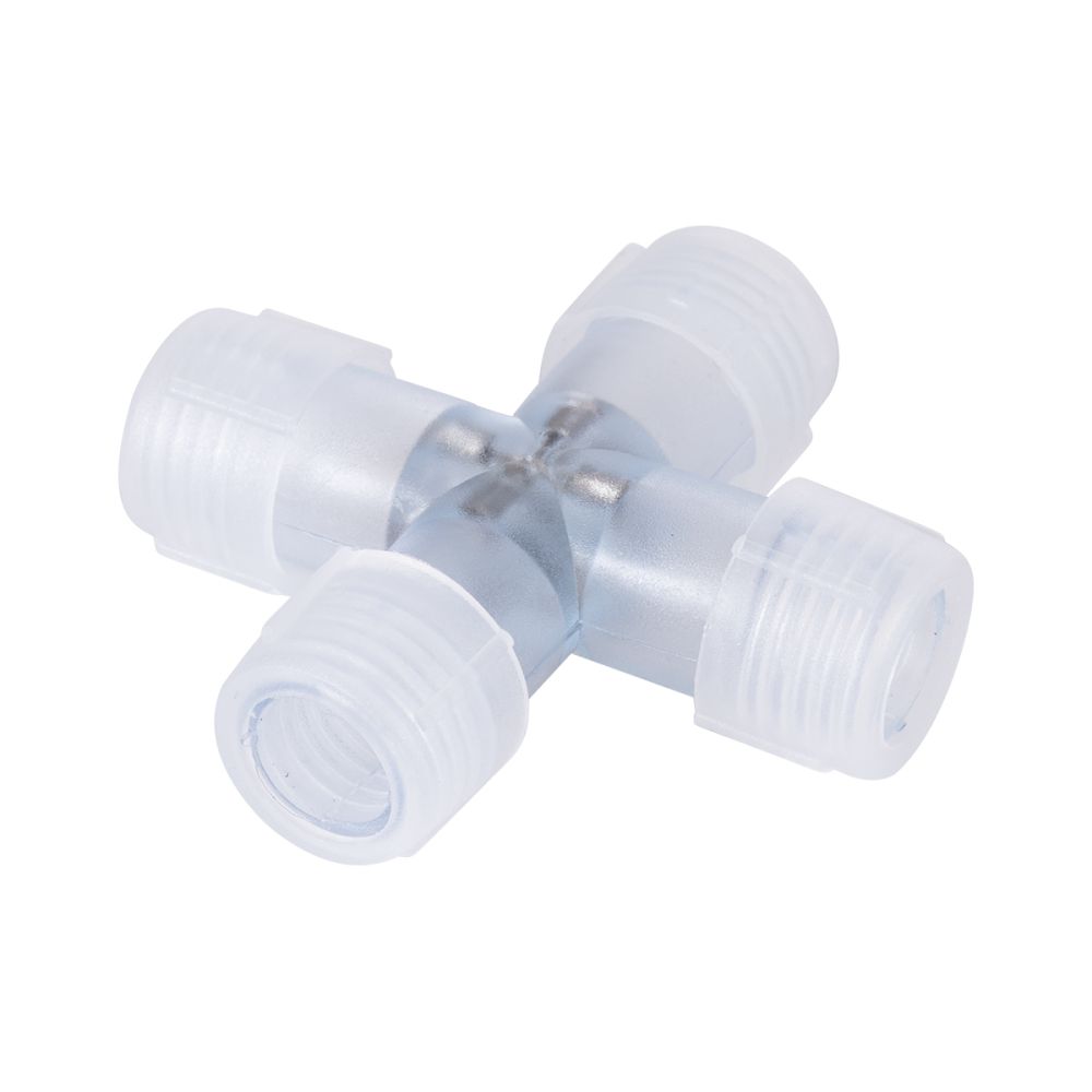 GLOBOSTAR® LIGHTUBE-AB 70663 + Σύνδεσμος για Φωτοσωλήνα LED Αδιάβροχο IP65 - Διάφανο - Μ6.5 x Π6.5 x Υ2cm