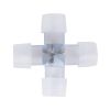 GLOBOSTAR® LIGHTUBE-AB 70663 + Σύνδεσμος για Φωτοσωλήνα LED Αδιάβροχο IP65 - Διάφανο - Μ6.5 x Π6.5 x Υ2cm