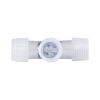 GLOBOSTAR® LIGHTUBE-AB 70663 + Σύνδεσμος για Φωτοσωλήνα LED Αδιάβροχο IP65 - Διάφανο - Μ6.5 x Π6.5 x Υ2cm