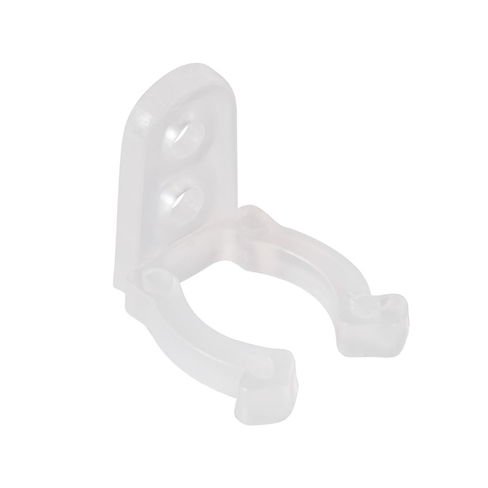 GLOBOSTAR® LIGHTUBE-AB 70664 Βάση Στήριξης για Φωτοσωλήνα LED Αδιάβροχο IP65 - Διάφανο - Μ1.5 x Π1.8 x Υ1.7cm