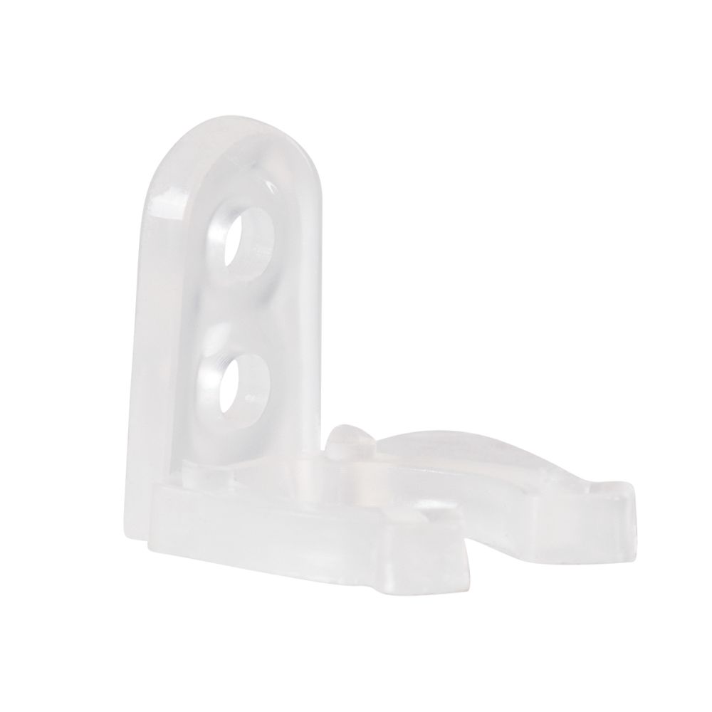 GLOBOSTAR® LIGHTUBE-AB 70664 Βάση Στήριξης για Φωτοσωλήνα LED Αδιάβροχο IP65 - Διάφανο - Μ1.5 x Π1.8 x Υ1.7cm