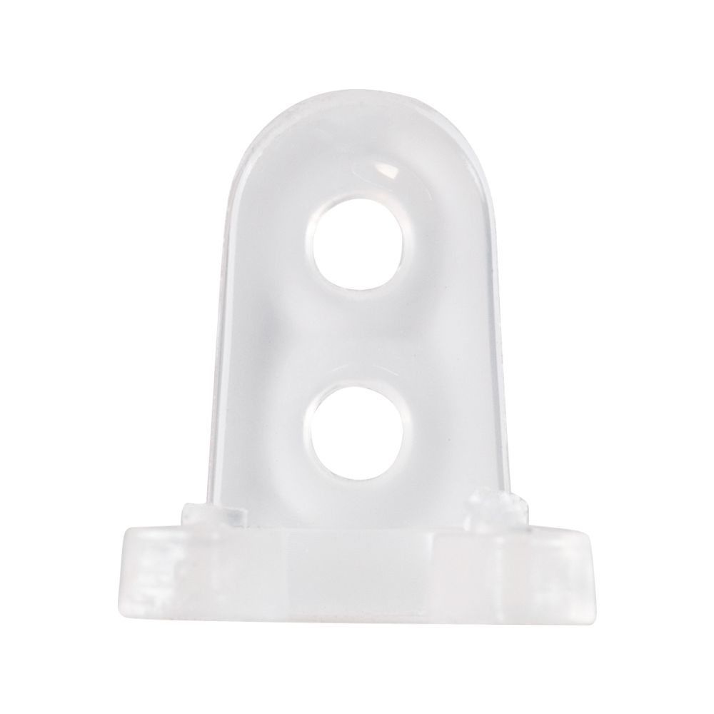 GLOBOSTAR® LIGHTUBE-AB 70664 Βάση Στήριξης για Φωτοσωλήνα LED Αδιάβροχο IP65 - Διάφανο - Μ1.5 x Π1.8 x Υ1.7cm