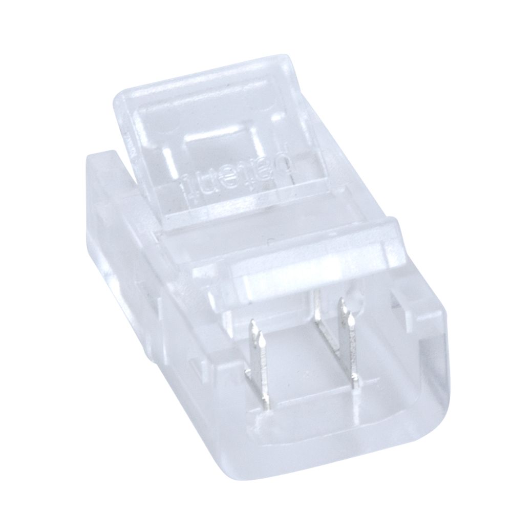 GLOBOSTAR® STRIPCON 70683 Ταχυσύνδεσμος για Μονόχρωμη Ταινία LED 8mm σε 8mm IP20 - Διάφανο - Μ1.7 x Π1.1 x Υ0.7cm
