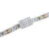 GLOBOSTAR® STRIPCON 70683 Ταχυσύνδεσμος για Μονόχρωμη Ταινία LED 8mm σε 8mm IP20 - Διάφανο - Μ1.7 x Π1.1 x Υ0.7cm