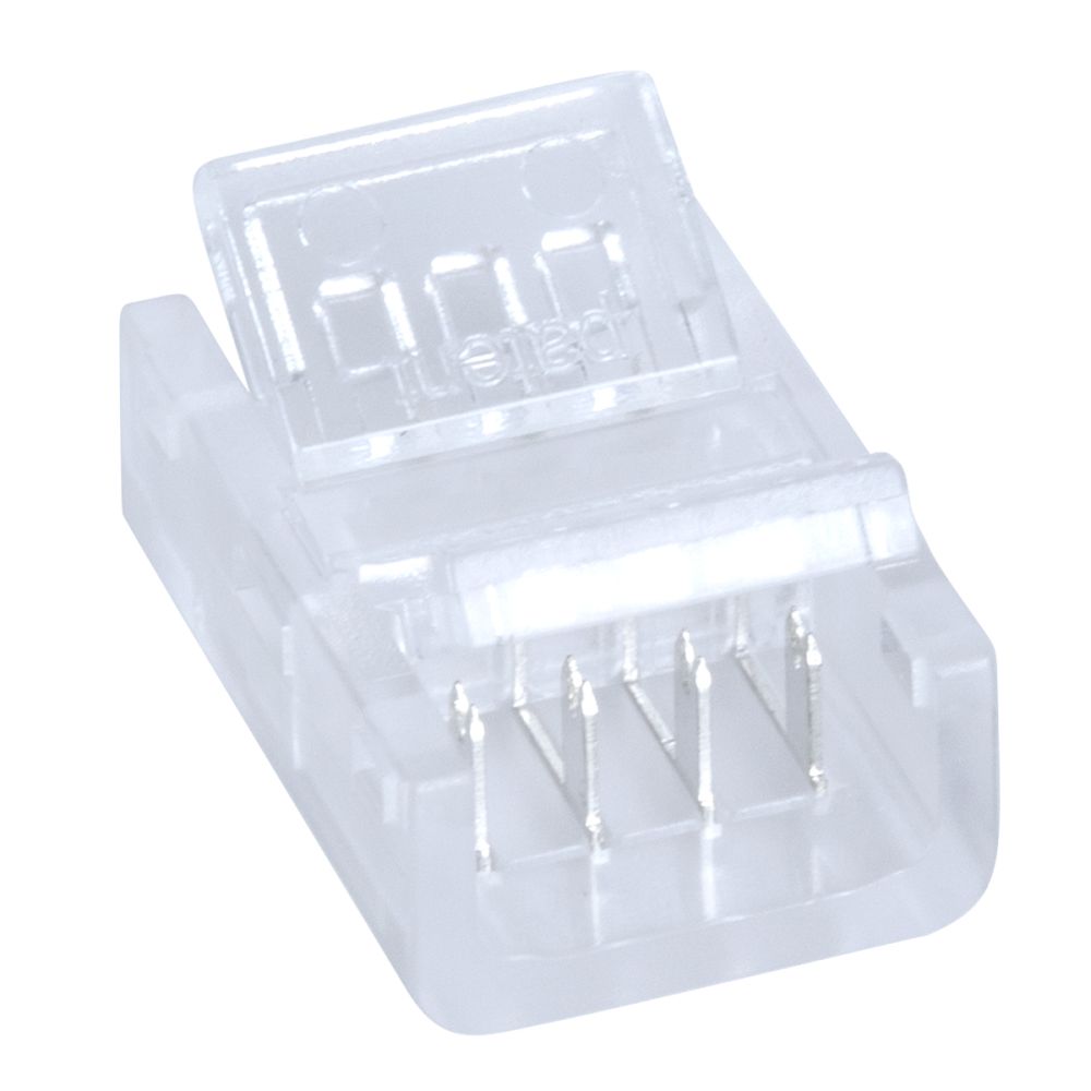 GLOBOSTAR® STRIPCON 70687 Ταχυσύνδεσμος για RGB Ταινία LED 10mm σε 10mm IP20 - Διάφανο - Μ1.9 x Π1.4 x Υ0.7cm