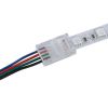GLOBOSTAR® STRIPCON 70688 Ταχυσύνδεσμος για RGB Ταινία LED 10mm σε 4 Καλώδια IP20 - Διάφανο - Μ2.1 x Π1.3 x Υ0.7cm