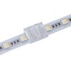 GLOBOSTAR® STRIPCON 70689 Ταχυσύνδεσμος για RGBW+WW Ταινία LED 12mm σε 12mm IP20 - Διάφανο - Μ1.9 x Π1.6 x Υ0.7cm