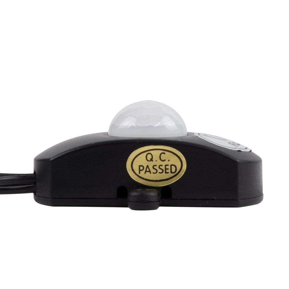 GLOBOSTAR® SENSORE 70693 Ανιχνευτής PIR / Αισθητήρας Κίνησης 180° DC 12-24V 6A 144W Max με Αρσενικό & Θηλυκό Ταχυσύνδεσμο DC Jack 5.5x2.1mm IP20 - Μ30 x Π4 x Υ2.3cm - 2 Χρόνια Εγγύηση