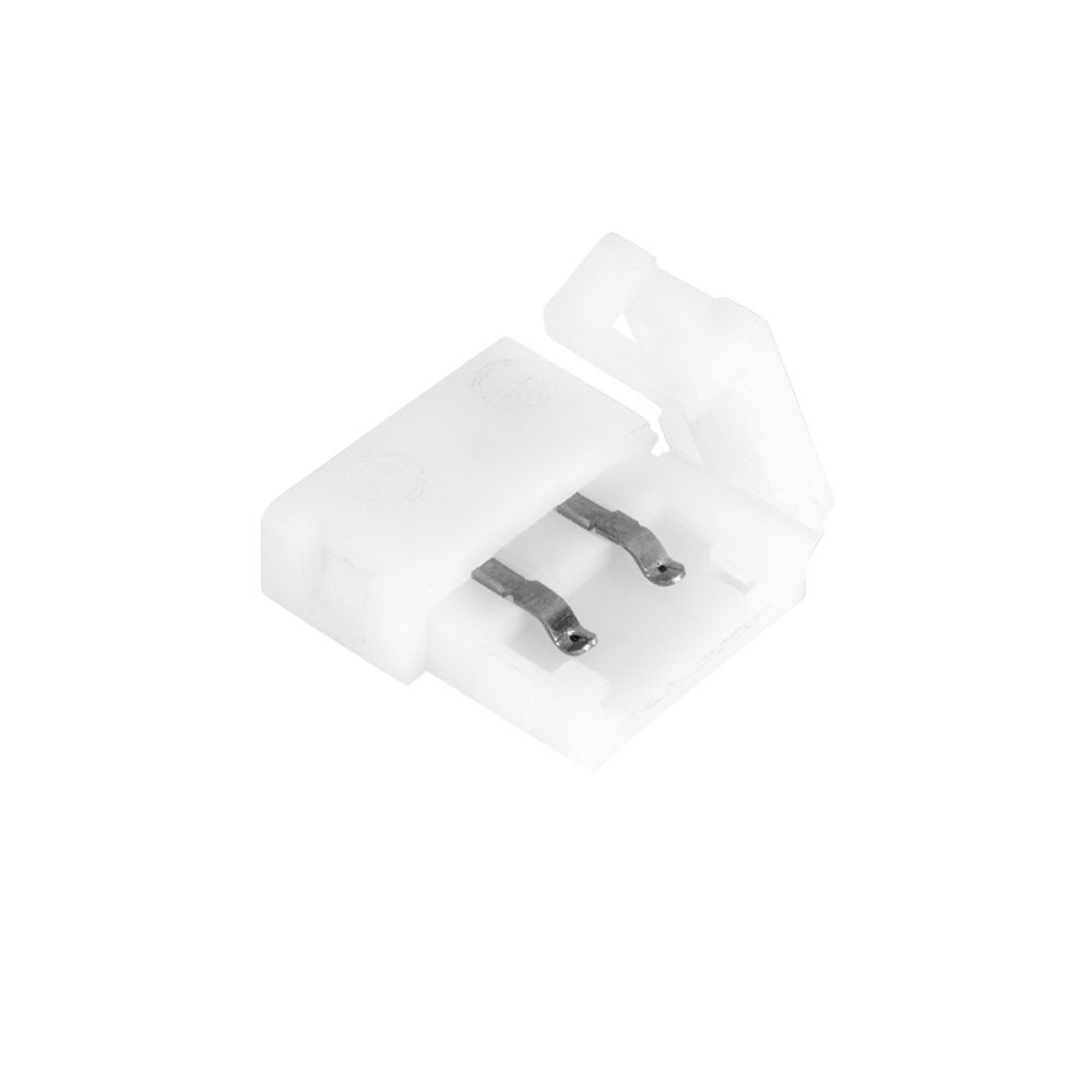 GLOBOSTAR® STRIPCON 70711 Ταχυσύνδεσμος για Μονόχρωμη Ταινία LED 10mm σε 10mm IP20 - Λευκό - Μ1.5 x Π1.5 x Υ0.5cm