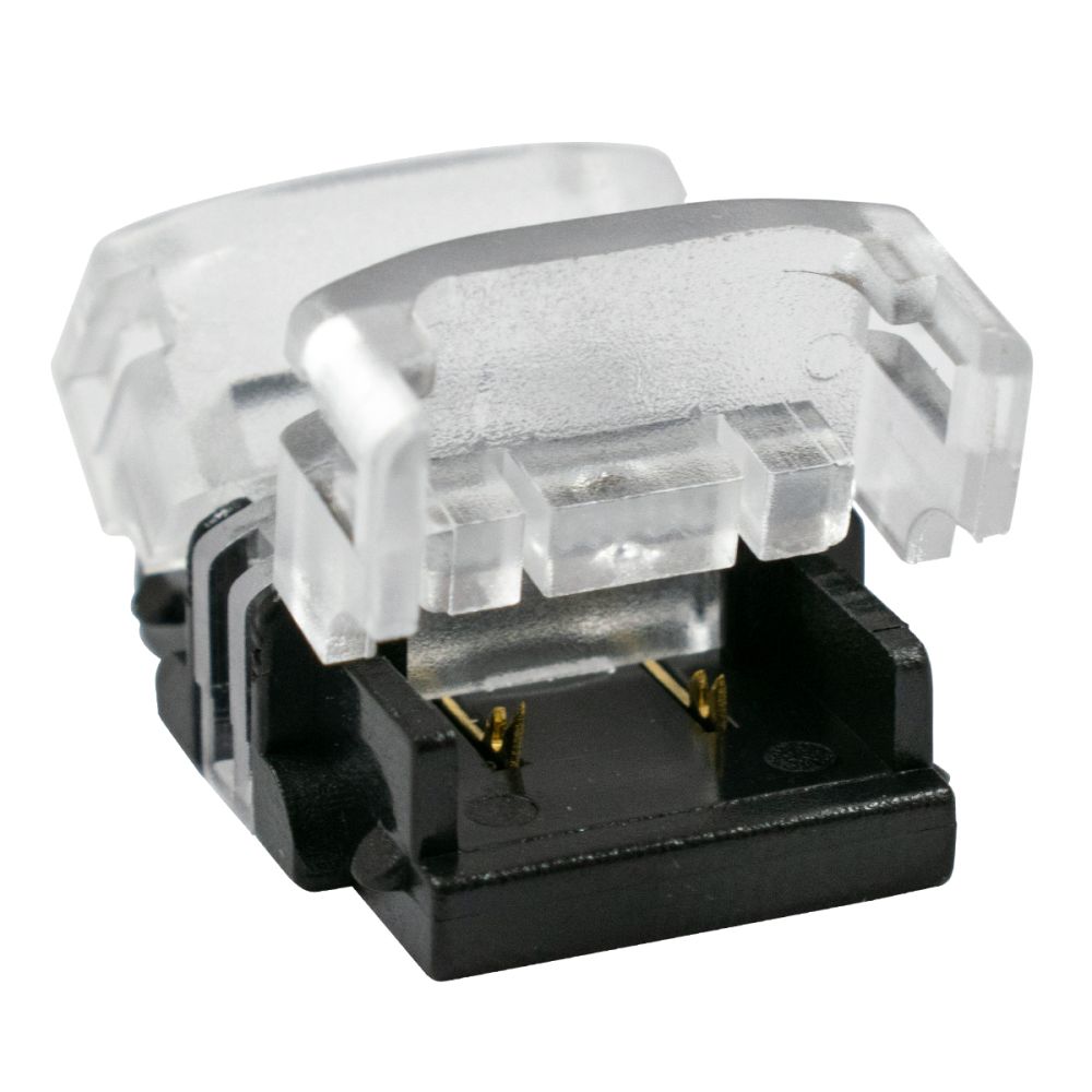 GLOBOSTAR® STRIPCON 70717 Ταχυσύνδεσμος για Μονόχρωμη Ταινία LED 10mm σε 10mm IP20 - Διάφανο - Μ1.5 x Π1.9 x Υ0.8cm