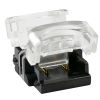 GLOBOSTAR® STRIPCON 70719 Ταχυσύνδεσμος για Μονόχρωμη Ταινία LED 10mm σε 10mm Αδιάβροχο IP65 - Διάφανο - Μ1.5 x Π1.9 x Υ0.8cm