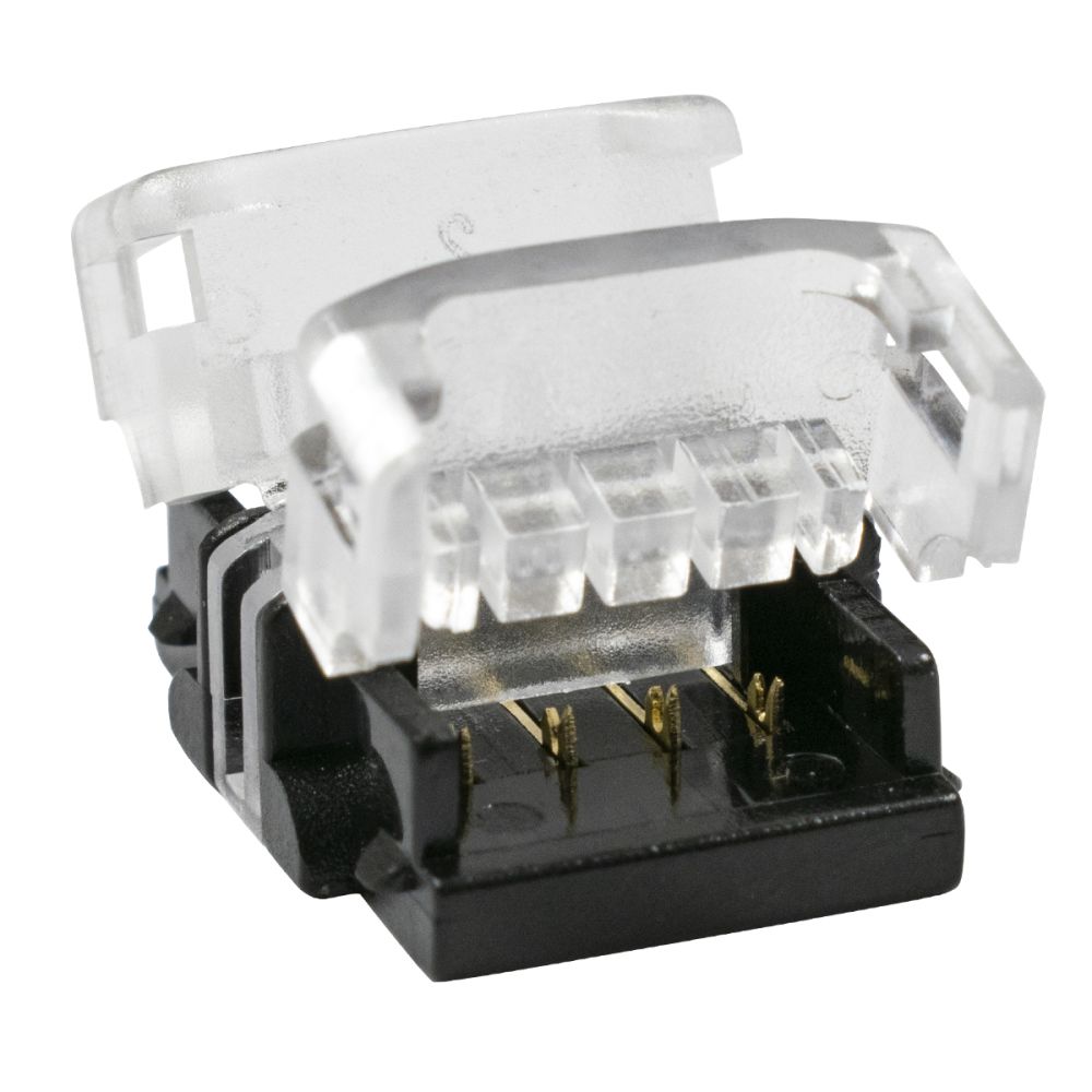 GLOBOSTAR® STRIPCON 70721 Ταχυσύνδεσμος για RGB Ταινία LED 10mm σε 10mm IP20 - Διάφανο - Μ1.5 x Π1.9 x Υ0.8cm