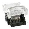 GLOBOSTAR® STRIPCON 70723 Ταχυσύνδεσμος για RGB Ταινία LED 10mm σε 10mm Αδιάβροχο IP65 - Διάφανο - Μ1.5 x Π1.9 x Υ0.8cm
