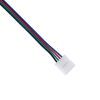 GLOBOSTAR® STRIPCON 70730 Ταχυσύνδεσμος για RGB Ταινία LED 10mm σε 4 Καλώδια IP20 - Λευκό - Μ15 x Π1.5 x Υ0.5cm