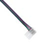 GLOBOSTAR® STRIPCON 70730 Ταχυσύνδεσμος για RGB Ταινία LED 10mm σε 4 Καλώδια IP20 - Λευκό - Μ15 x Π1.5 x Υ0.5cm