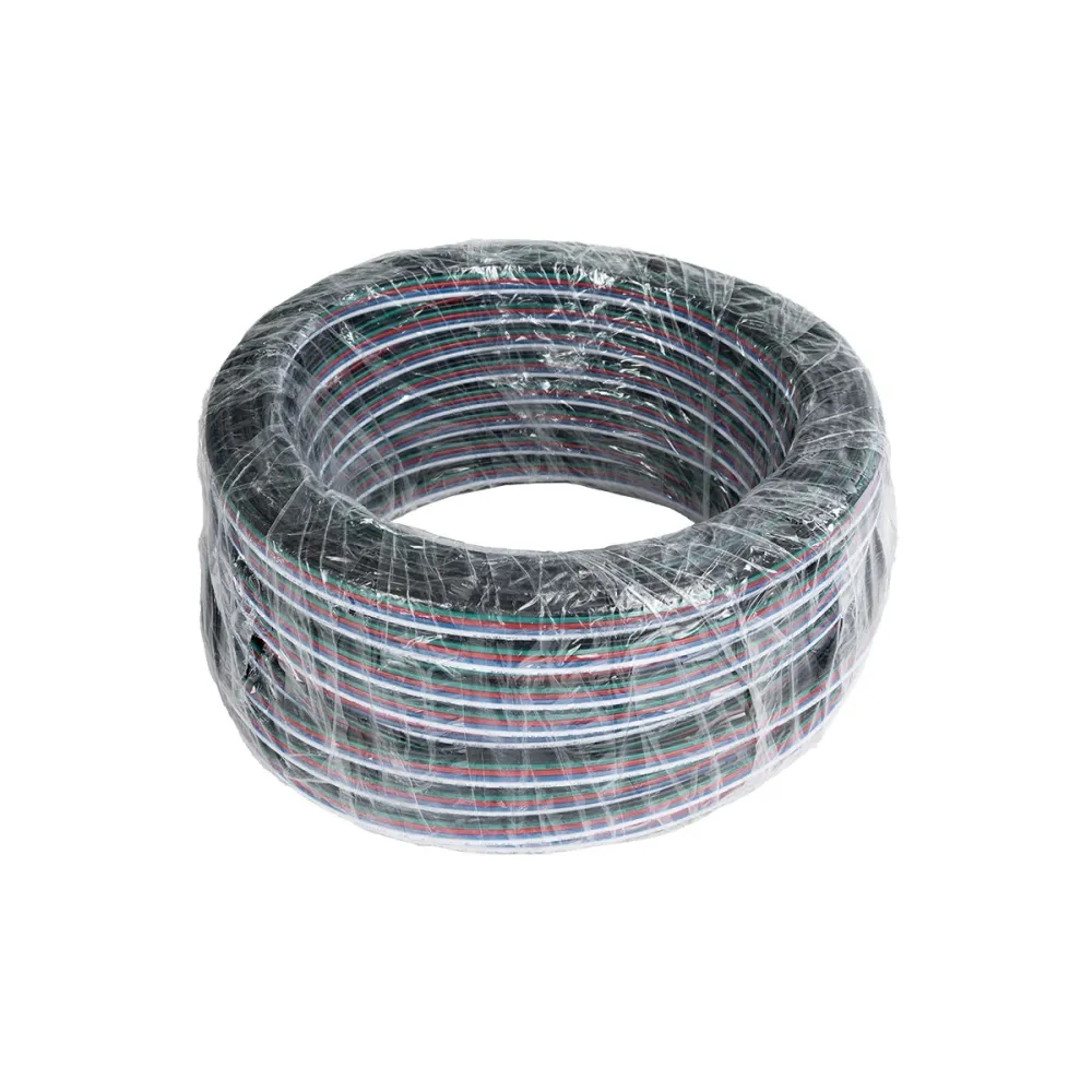 GLOBOSTAR® COLORCABLE 70737 Εύκαμπτο Πλακέ Καλώδιο 5 x 0.25mm² για Ταινία LED RGBW IP20 - Πολύχρωμο - Μ100 x Π1.1 x Υ0.1cm