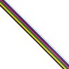GLOBOSTAR® COLORCABLE 70738 Εύκαμπτο Πλακέ Καλώδιο 6 x 0.25mm² για Ταινία LED RGBW+WW IP20 - Πολύχρωμο - Μ100 x Π1.2 x Υ0.1cm