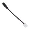 GLOBOSTAR® STRIPCON 70739 Ταχυσύνδεσμος για Μονόχρωμη Ταινία LED 8mm σε DC Jack 5.5x2.1mm Θηλυκό Σύνδεσμο IP20 - Λευκό - Μ15 x Π1.2 x Υ1.2cm