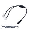 GLOBOSTAR® STRIPCON 70742 Ταχυσύνδεσμος για Μονόχρωμη Ταινία LED 2 x 10mm σε DC Jack 5.5x2.1mm Θηλυκό Σύνδεσμο IP20 - Λευκό - Μ32 x Π2 x Υ1cm