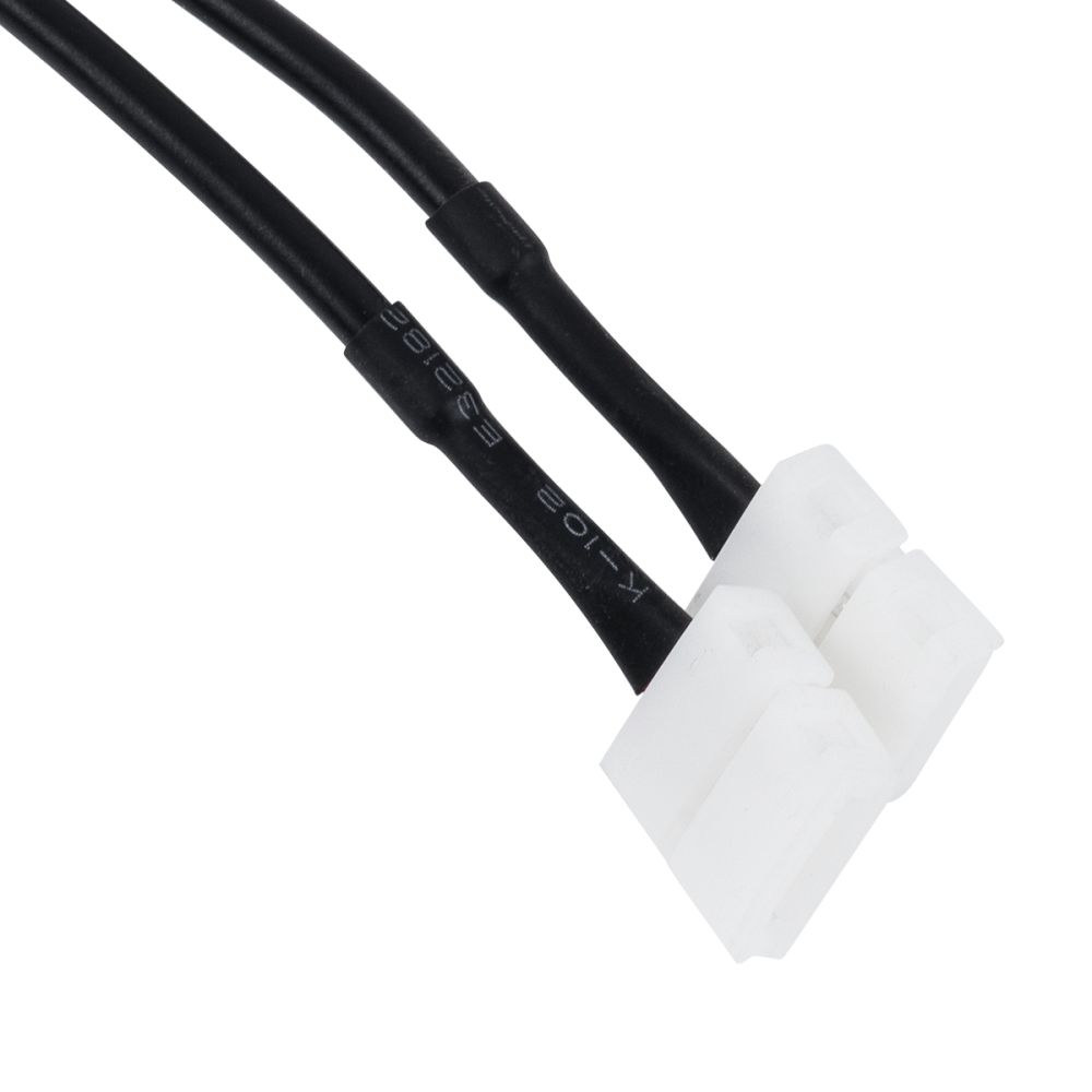 GLOBOSTAR® STRIPCON 70742 Ταχυσύνδεσμος για Μονόχρωμη Ταινία LED 2 x 10mm σε DC Jack 5.5x2.1mm Θηλυκό Σύνδεσμο IP20 - Λευκό - Μ32 x Π2 x Υ1cm